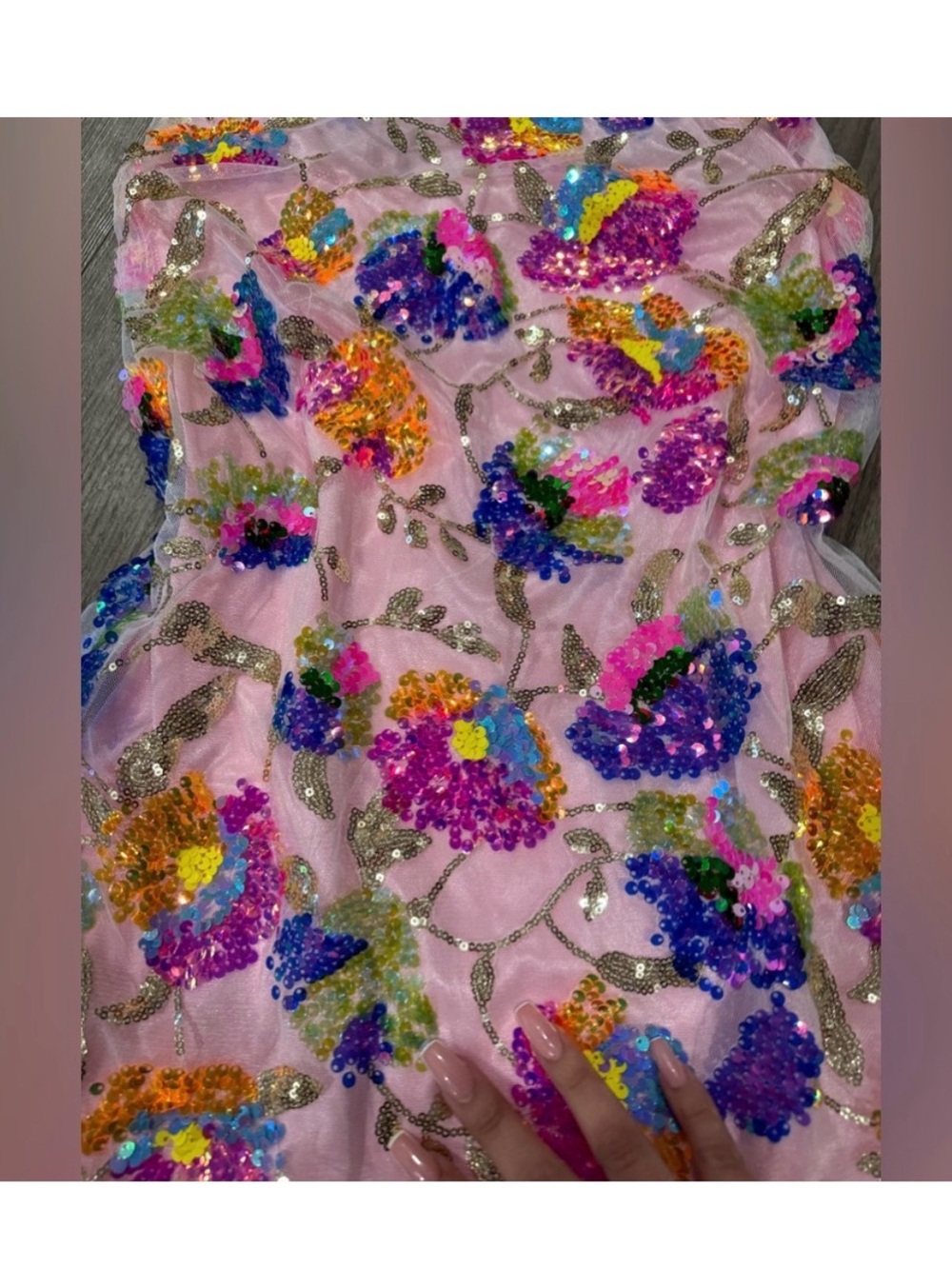 Glitter, Sequin, Mini Dress